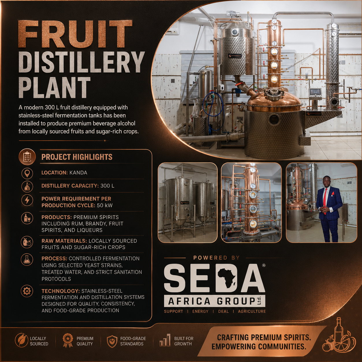 Fruit Distillery Plant — 300 L